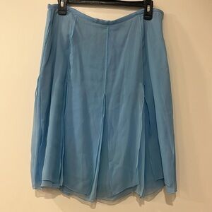Blue Spenser Jeremy Silk skirt size 10